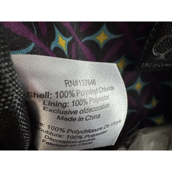 CXL by Christian Lacroix Backpack Black Pine Caviar Faux Leather CXLH24981-BLAK - Picture 9 of 9